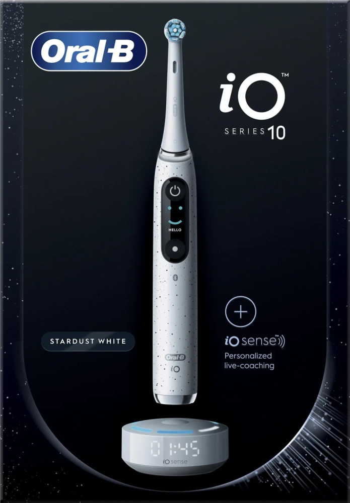 Braun Oral B IO Series 10 Elektromos Fogkefe STARDUST WHITE