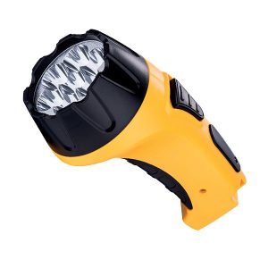 AKKUMULÁTOROS KÉZILÁMPA E-6630 7LED SÁRGA 100174