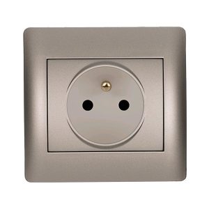 RHYME FRENCH TYPE SOCKET GREY METALLIC