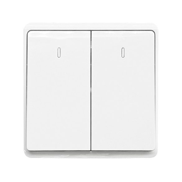 LONDON TWO BUTTONS TWO WAY SWITCH WHITE