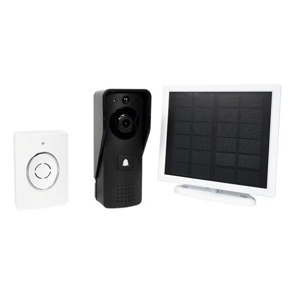 EL-IP09 SOLAR VIDEO DOORBELL CAMERA + CHIME SET