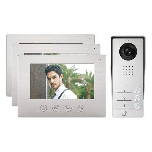 EL-A17 SMART TRIPLE CAMERA DOORBELL + 3 MONITORS