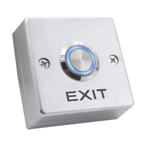 EL-EB53A ZINC ALLOY EXIT BUTTON (NO/COM)