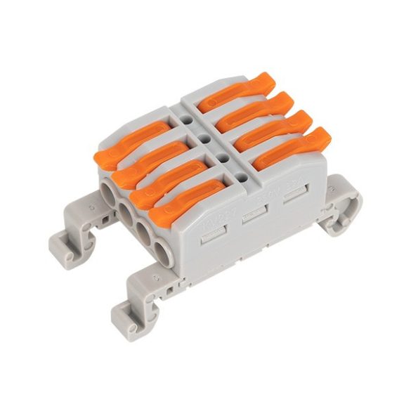 TERMINAL BLOCK FOR DIN RAIL 4 INPUT/4 OUTPUT 4.00M