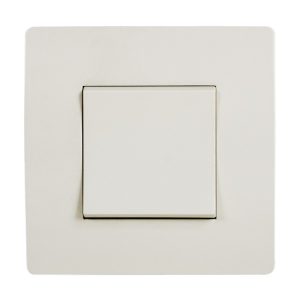 EL BASIC TG115 1 BUTTON CROSS WAY SWITCH CREAM-OLD