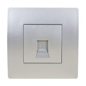 EL BASIC TZ112 COMPUTER LINE SOCKET SILVER GREY-OL