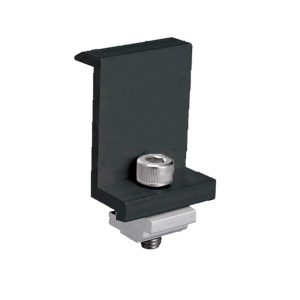 EL-EC END CLAMP FOR FRAMED PANEL 35MM BLACK