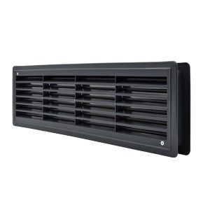 EL02-125 DOOR GRILLE 115x430MM, GRAPHITE