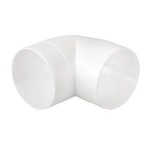 EL02-471 PVC KNEE 90° FOR ROUND DUCTS D125MM