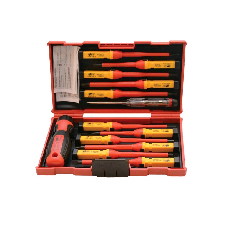 Pcs Vde Insulated Screwdriver Set Crv Duracell Elem Ener