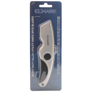 HEAVY DUTY ZINC ALLOY UTILITY KNIFE 5PCS BLADES