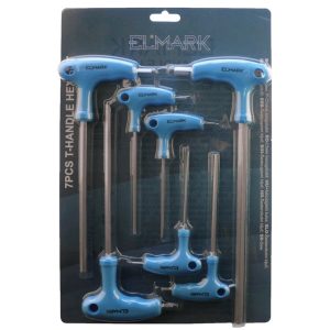 7PCS T-HANDLE HEX SET