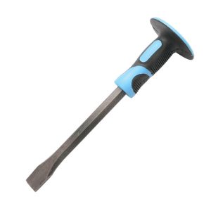 CHISEL AND PUNCH WITH TPR HANDLE 16x300mm