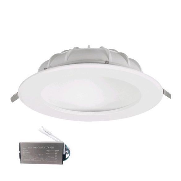 LED SPOTVILÁGÍTÁS 12W 230V 4000K D150mm+INVERTERREL