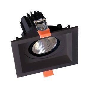 SQUARE LED MOVABLE SPOT LIGHT 15W 230V 3000K FEKETE 92DL81F1530/BL