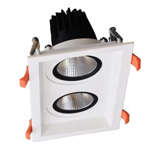 DOUBLE LED MOVABLE SPOT LIGHT 2X15W 230V 3000K FEHÉR 92DL81F3030/WH