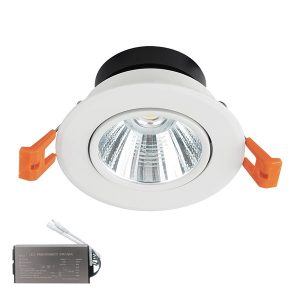 LED SPOT LIGHT 20W 230V 4000K WHITE IP44+EMERGENCY KIT 92DLTS2040/WHE