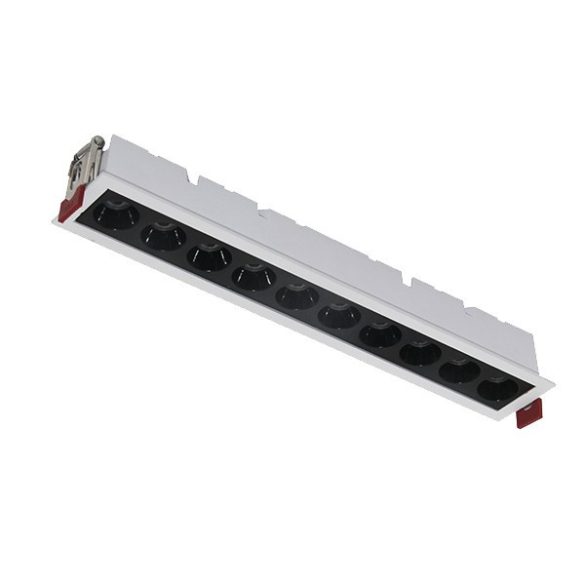 RECESSED LINEAR LIGHT EL-05 10W 3000K, WHITE & BLACK