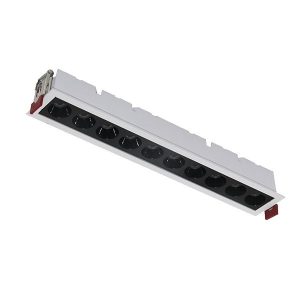 RECESSED LINEAR LIGHT EL-05 10W 4000K, WHITE & BLACK