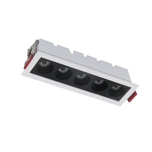 RECESSED LINEAR LIGHT EL-05 5W 3000K, WHITE & BLACK