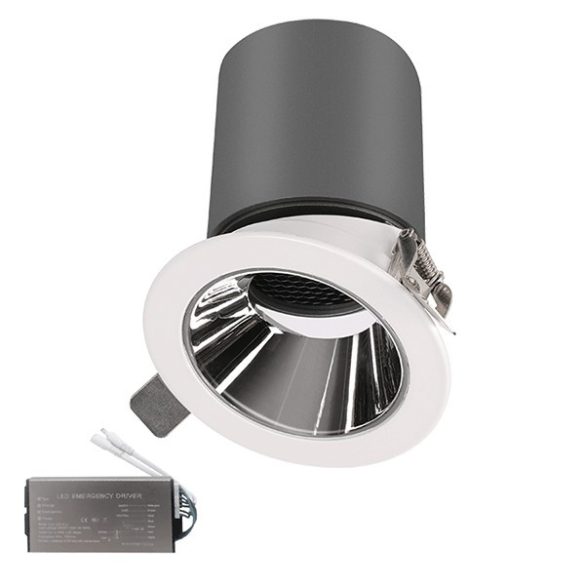 EL-6453 LED DOWNLIGHT BM 12W 4000K 38° HONEY+EMERGENCY KIT 92EL64531240/WHE