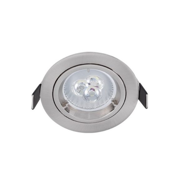 LED FÉM KÖR MÉLYSUGÁRZÓ 6W GU10 6400K SZATÉN NIKKEL 92GUR563WH/SN