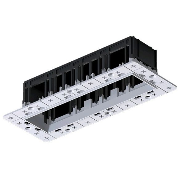 MODENA 4 MODULE RECESSED BOX WITHOUT FRAME 92MOD4RR