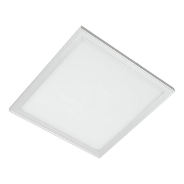 LED PANEL 45W 4000-4300K 595X595mm SZABÁLYOZHATÓ FEHÉR KERET IP44