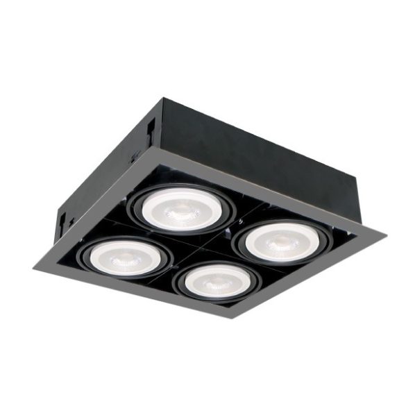 LED KIEMELŐVILÁGÍTÁS QUAD410 10W 4XE27 4000K SÖTÉT SZÜRKE 92Q41040DGR