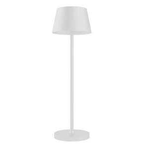 SONIA TABLE LAMP 1XG9 WHITE WITH DIMMER