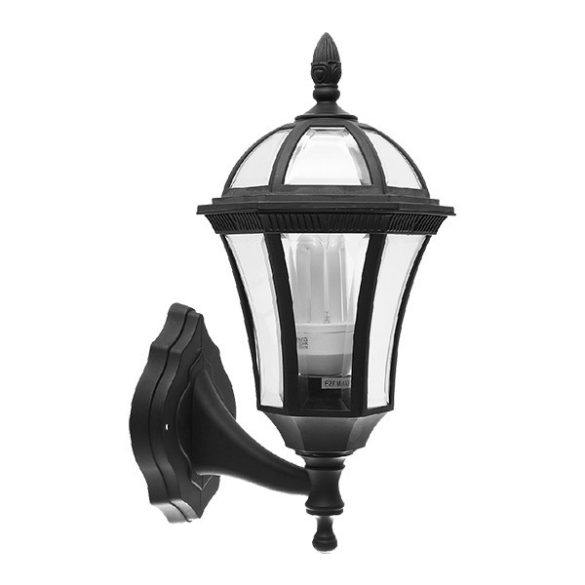 STEVEN LANTERN UPWARD 1XE27 FEKETE IP44 96516WU/BL