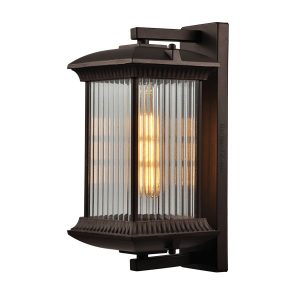 ALAN GARDEN WALL LAMP BLACK, IP54 96ALAN1W/BL