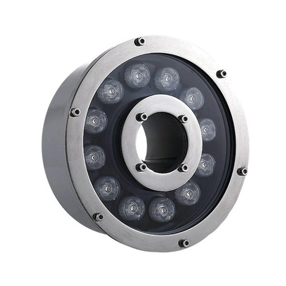 LED FOUNTAIN LIGHT 12W RGB, IP68 WITH REMOTE 96FL12RGB