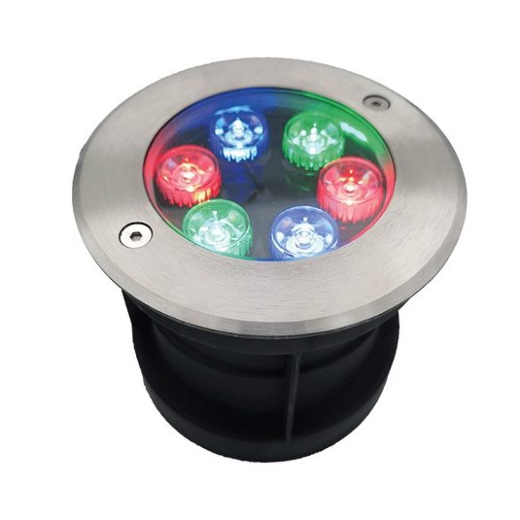 LED UNDERWATER LIGHT 6W RGB, IP68 WITH REMOTE 96UW6RGB