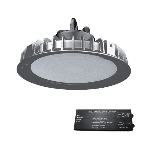 STELLAR DUBLIN SMD LED CSARNOKVILÁGÍTÓ 150W 5500K IP65+SÜRGŐSSÉGI KÉSZLETTEL