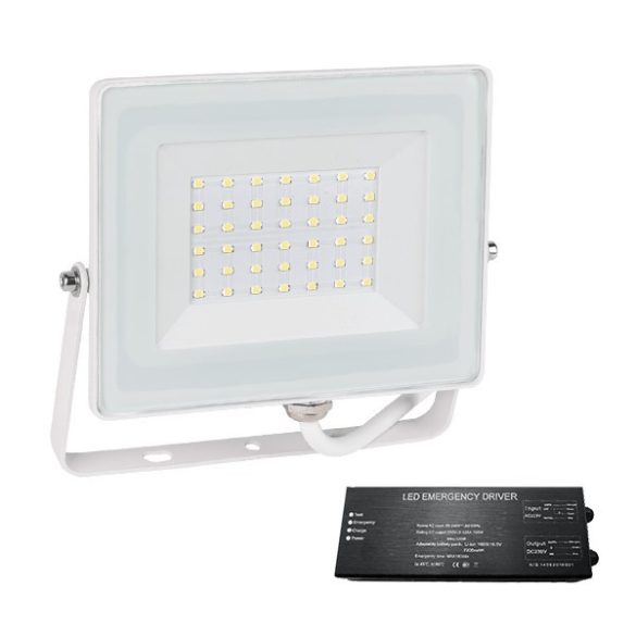 STELLAR HELIOS LED REFLEKTOR 30W 4000K FEHÉR+SÜRGŐSSÉGI KÉSZLETTEL