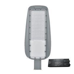 PRAGUE SMD LED UTCAI MEGVILÁGÍTÓ 150W 5500K IP65+SÜRGŐSSÉGI KÉSZLETTEL