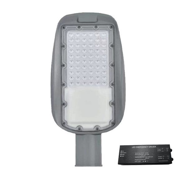 PRAGUE SMD LED UTCAI MEGVILÁGÍTÓ 30W 4000K IP65+SÜRGŐSSÉGI KÉSZLETTEL