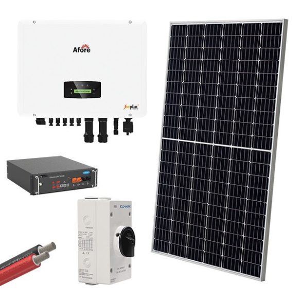 HYBR. SOLAR SYSTEM 3P/20kW 560W PANELS