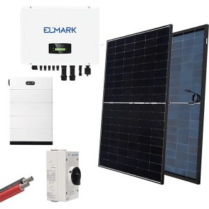 HYBR. SOLAR SYSTEM 3P/20kW 430W PANELS WITH BATT.