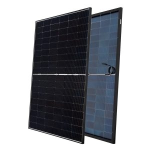 BIFACIAL MONOCRYSTALLINE HALF-CUT SOLAR PANEL N-TYPE TOPCON 430W, BLACK 22% + 18