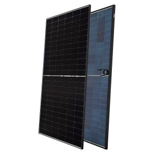 BIFACIAL MONOCRYSTALLINE HALF-CUT SOLAR PANEL N-TYPE TOPCON 580W, BLACK 22,45% +