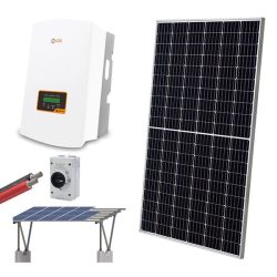 ON GRID SOLAR SYSTEM SET 1P/8KW+CARPORT STRUCTURE