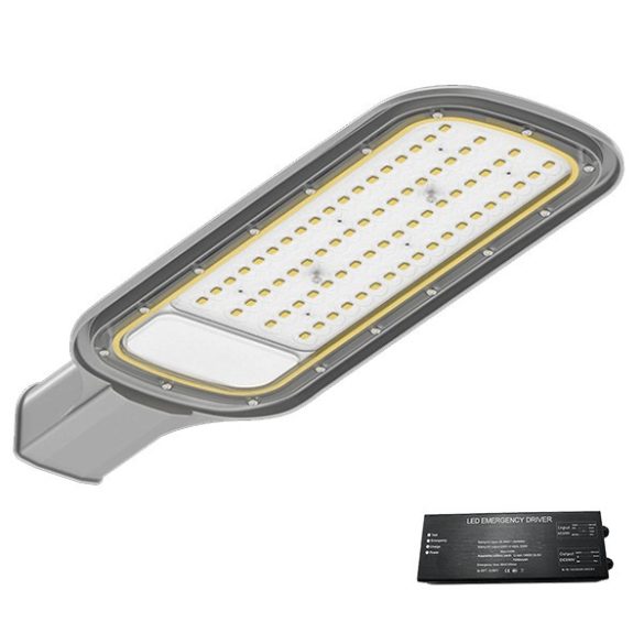 STELLAR LED UTCAI MEGVILÁGÍTÓ TIVOLI 100W 5500K IP65+SÜRGŐSSÉGI KÉSZLETTEL