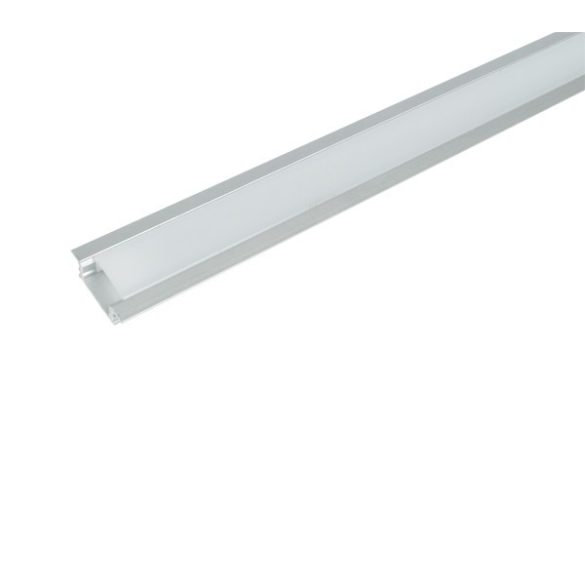 ELM718/2 ALUMINIUM PROFIL LED SZALAGHOZ, MATT TAKARÓPROFIL, SÜLLYESZTETT SZERELÉ