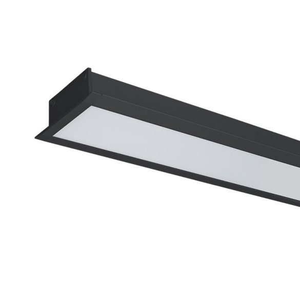 LED PROFILE RECESSED S77 32W 4000K 1500MM BLACK