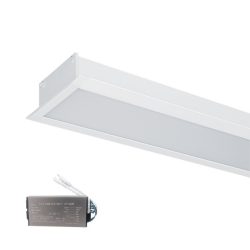   LED PROFIL SÜLLYESZTETT SZERELÉSŰ S77 24W 4000K 600MM FEHÉR+SÜRGŐSSÉGI KÉSZLETTE