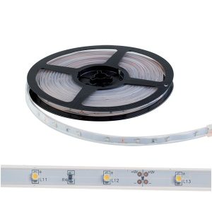 LED SZALAG LED150 3528 12V DC IP65 30PCS/1M HIDEG FEHÉR 99LED467