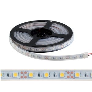 LED SZALAG LED300 5050 12V DC IP65 60PCS/1M SÁRGA 99LED505