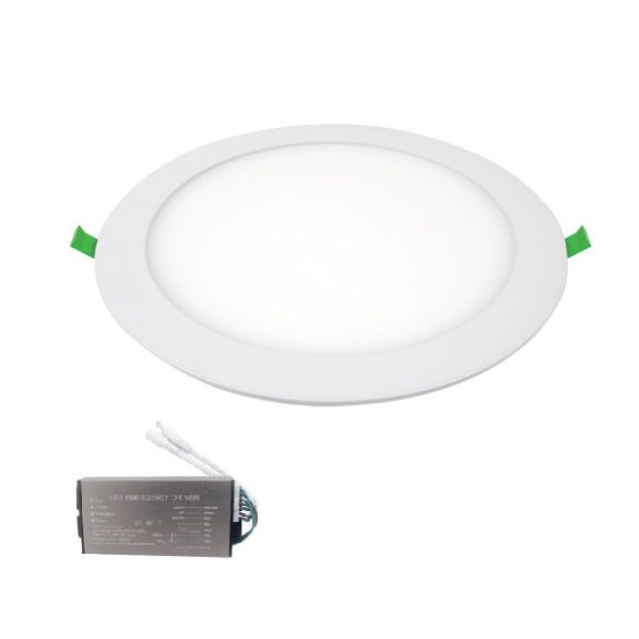 VÍZÁLLÓ LED PANEL KEREK 7W 4000K IP65+INVERTERREL